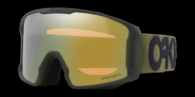 Máscara Oakley Line Miner L Matte B1B Dark Brush Prizm/ Sage Gold Iridium Não
