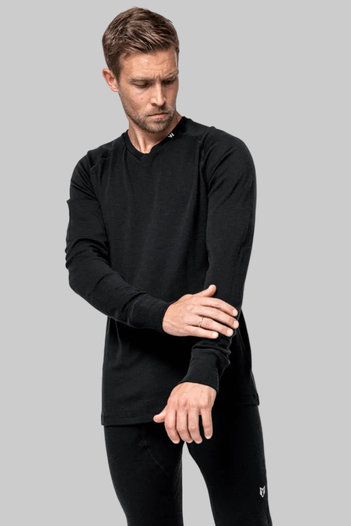 Woolf Merino LS Tuv Camiseta Técnica Black L