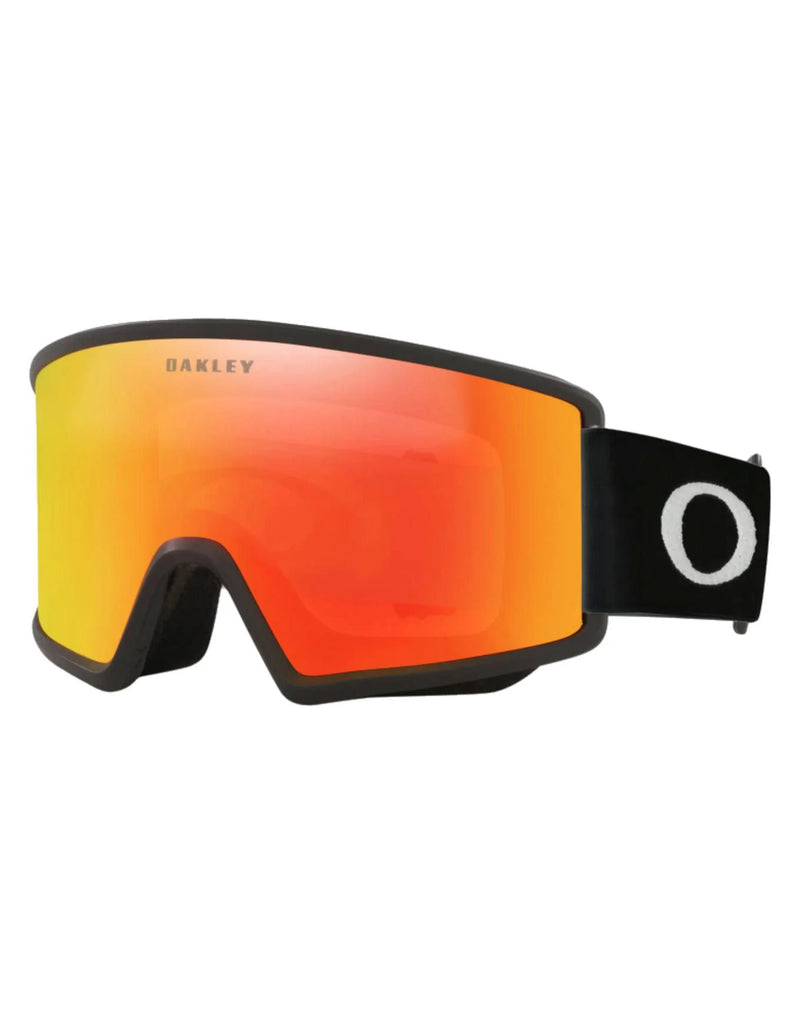 Máscara Oakley Target Line M Fosca/Preta Fogo/Iridium Não