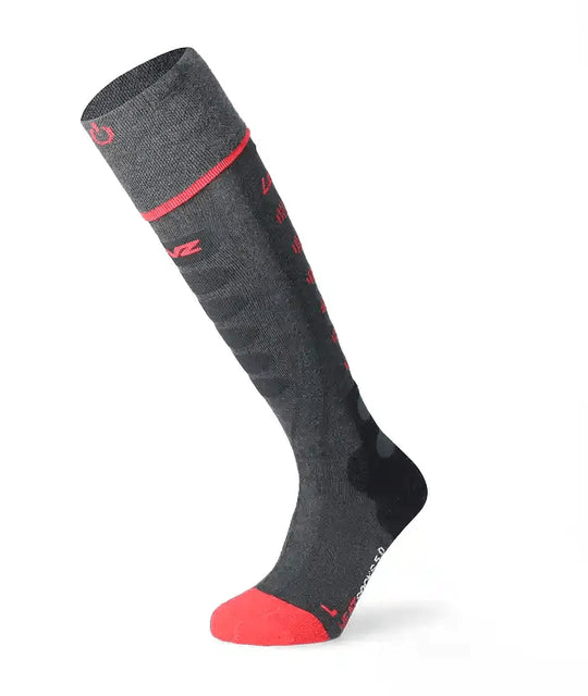 Lenz Calcetines Calefactables 5.1 Toe Cap Regular Fit  Anthracite/Red 39-41