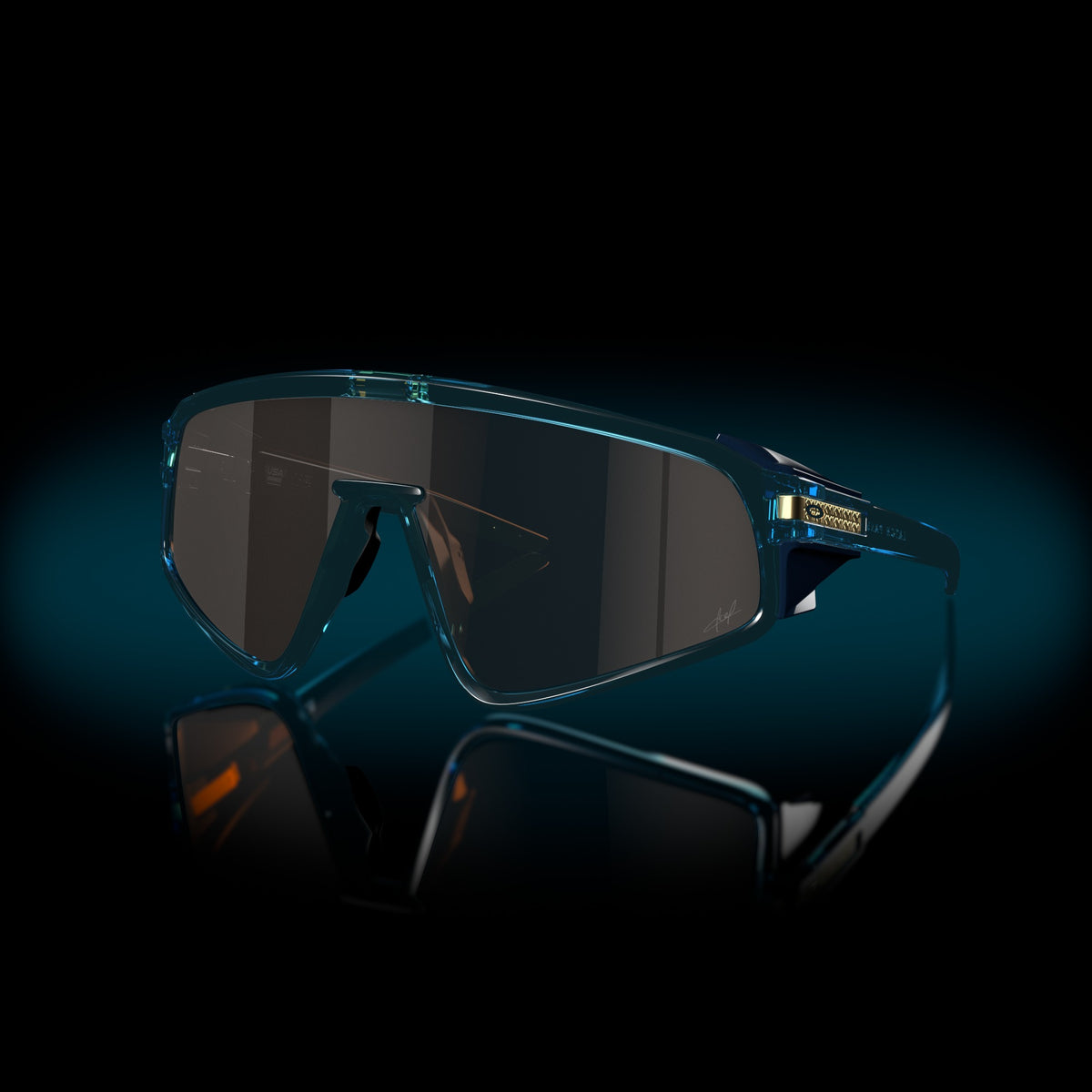Oakley Kylian Mbappé Signature Series Latch™ Panel Gafas De Sol Transparent Stonewash Prizm Tungsten