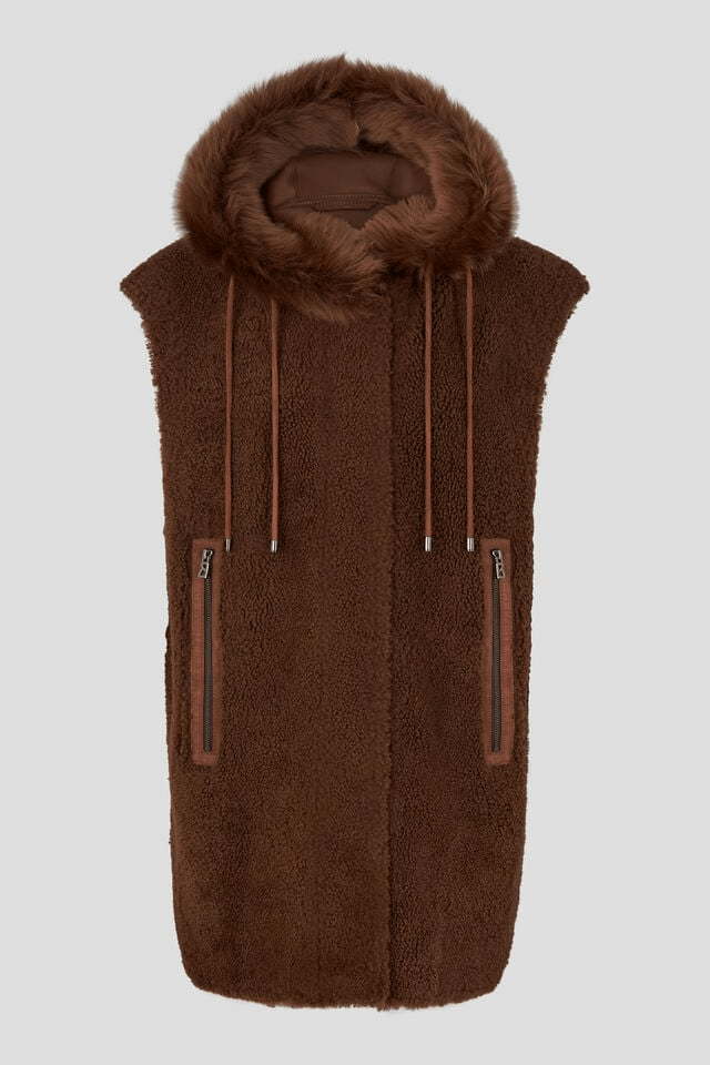 Bogner Giulia-L Chaleco Chocolate Cream 36