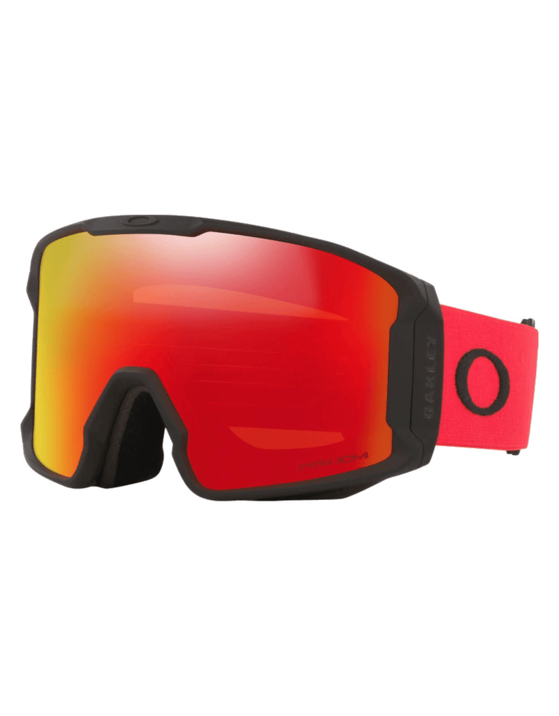 Máscara Oakley Line Miner L Redline Prizm Snow Torch Não
