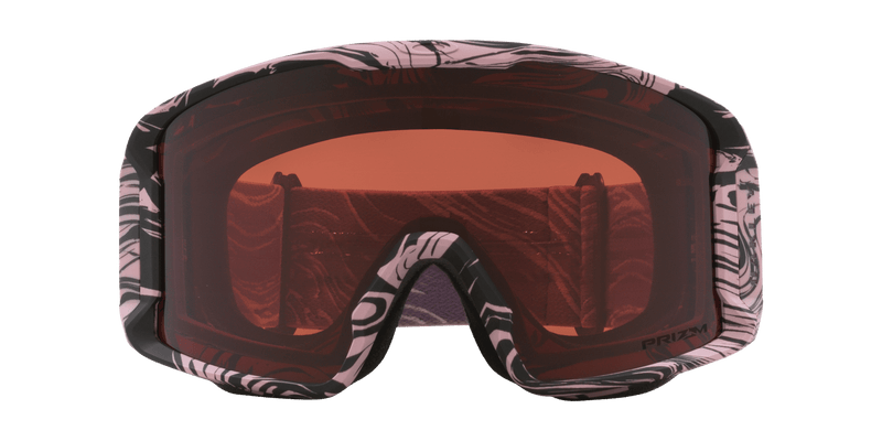 Máscara Oakley Line Miner L Toadstool Swirl Prizm Snow Garnet Não